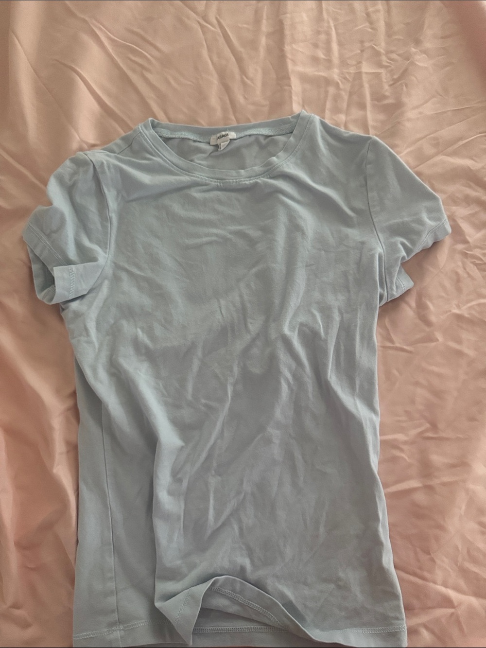 Garage Light Blue tight tee
